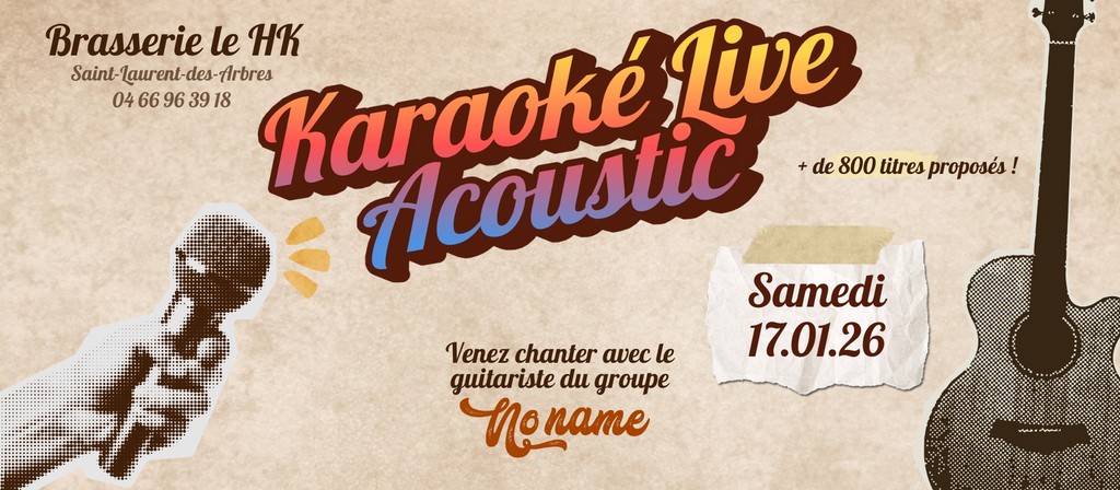 No Name Karaoké Live Acoustique